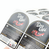 Label Botol Anggur Perak Glossy Kustom untuk Merek Alkohol dan Minuman