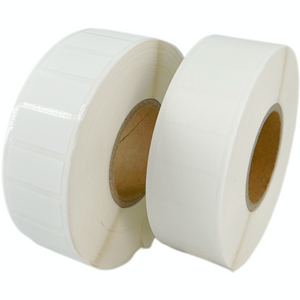 &Eacute;tiquettes PET blanches adh&eacute;sives fortes